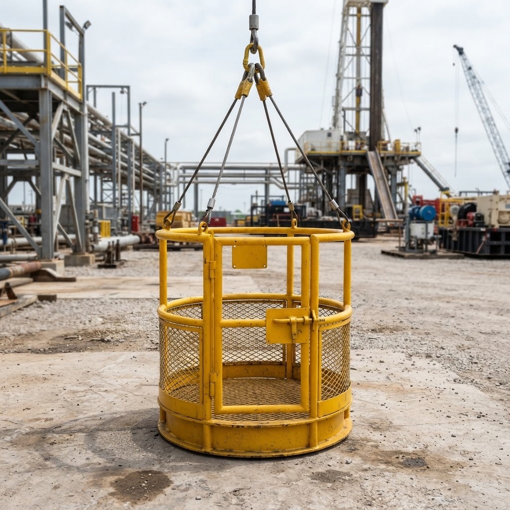 Industrial man basket personnel transfer basket for crane lifting